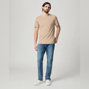 PAIGE Men's Denim Blue Jeans - Federal